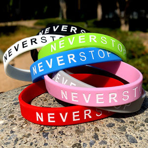 NEVER STOP - The Motivation You Wear! All 7 Bands!